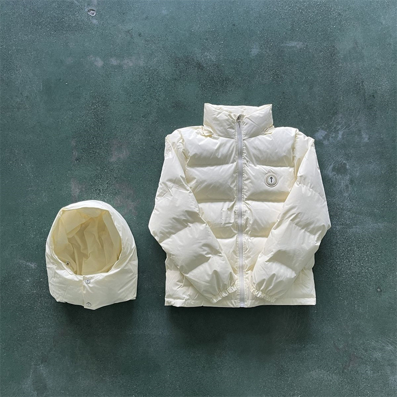 Trapstar Shooters puffer hombres chaqueta desmontable calidad brillante taladro original