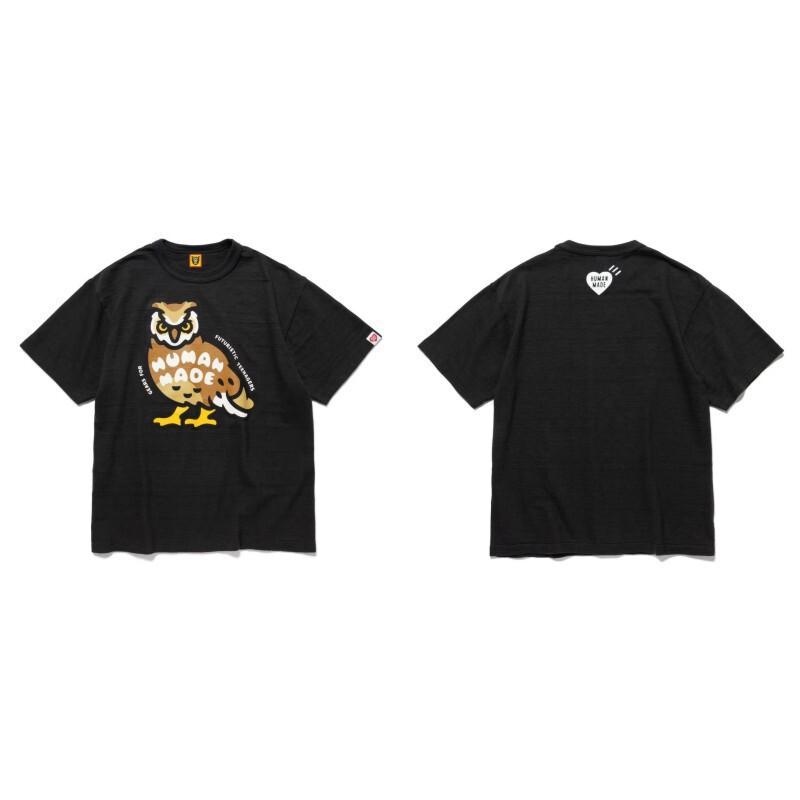 日本アメリカのトレンディなブランドヒューマンドラゴン年限定半袖メンズカップル夏の漫画動物 Tシャツ純綿トップ|undefined