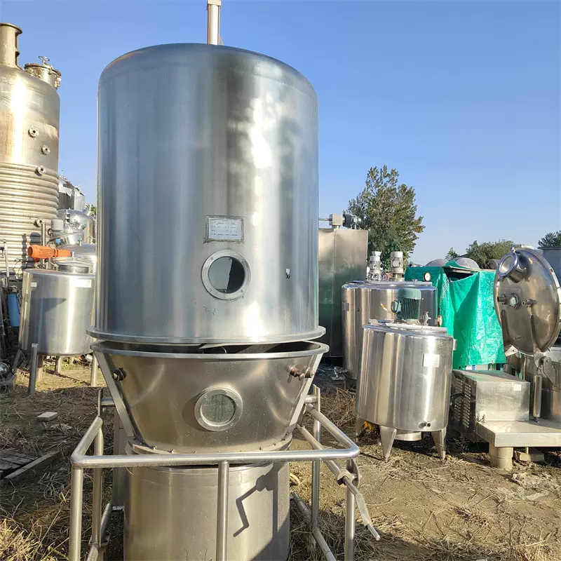 二手沸腾干燥机 200型制粒设备 不锈钢干燥设备