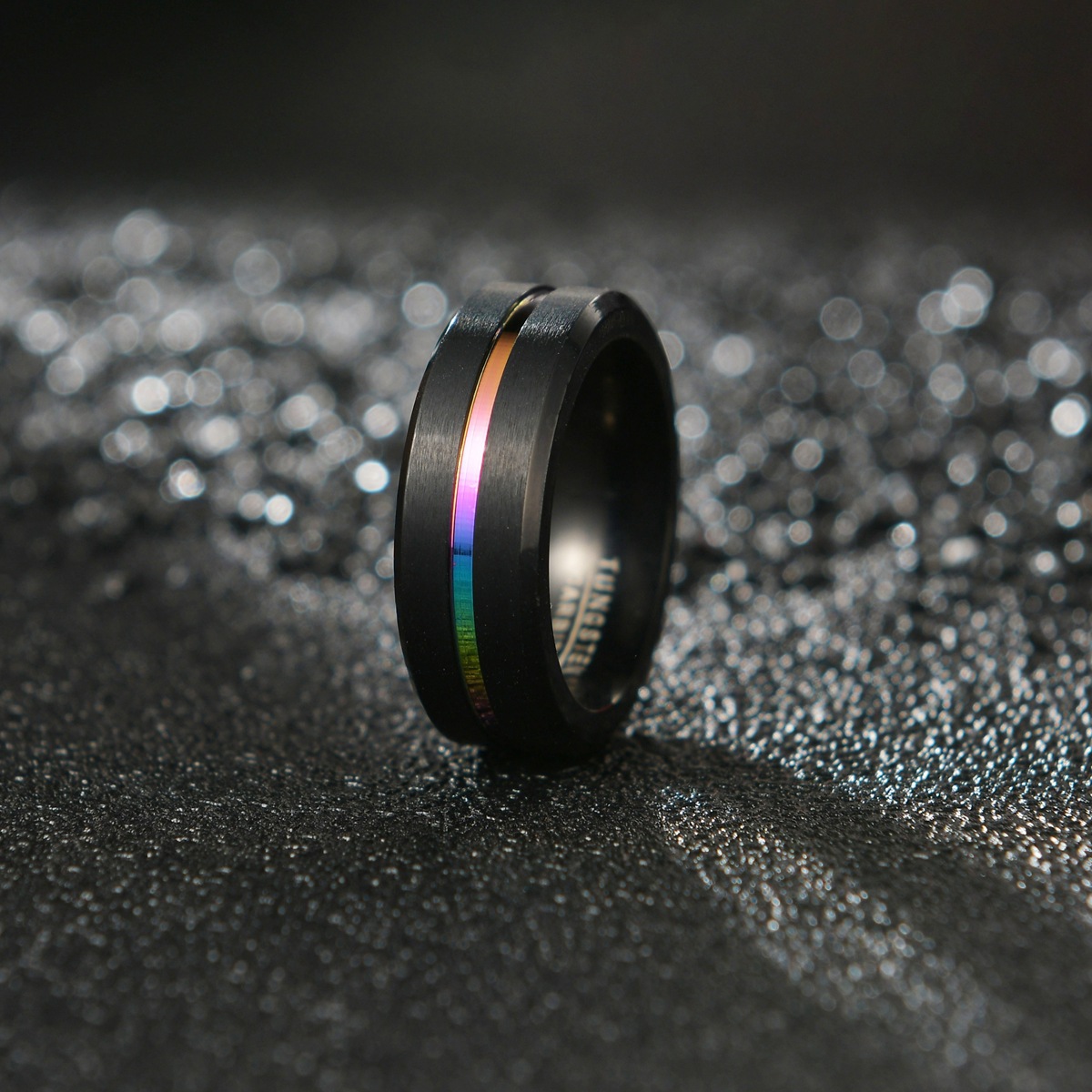 Gold Plated Plating Material No Inlaid Inlay Material Fashion Circle 304 Stainless Steel No Inlaid Gold Plated Men'S