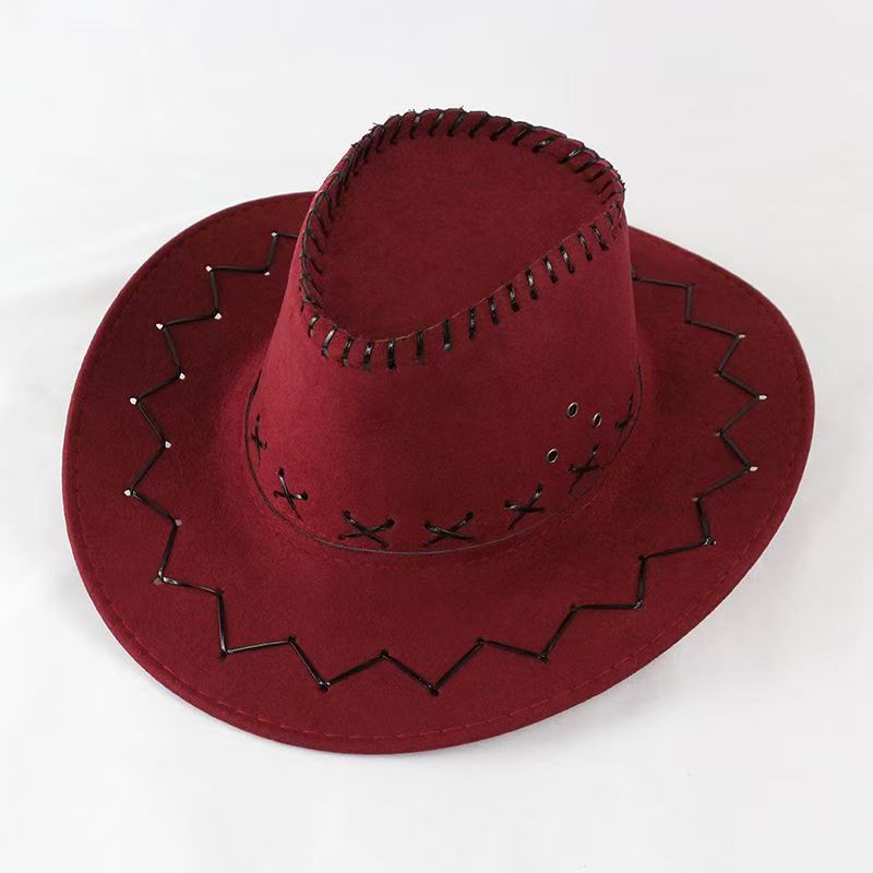 Sombrero de Vaquero de Poliéster con Protección Solar para Actividades al Aire Libre