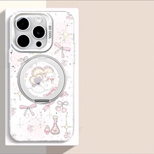 樱桃小猫适用iPhone16promax15plus彩银男14手机壳13苹果12保护套
