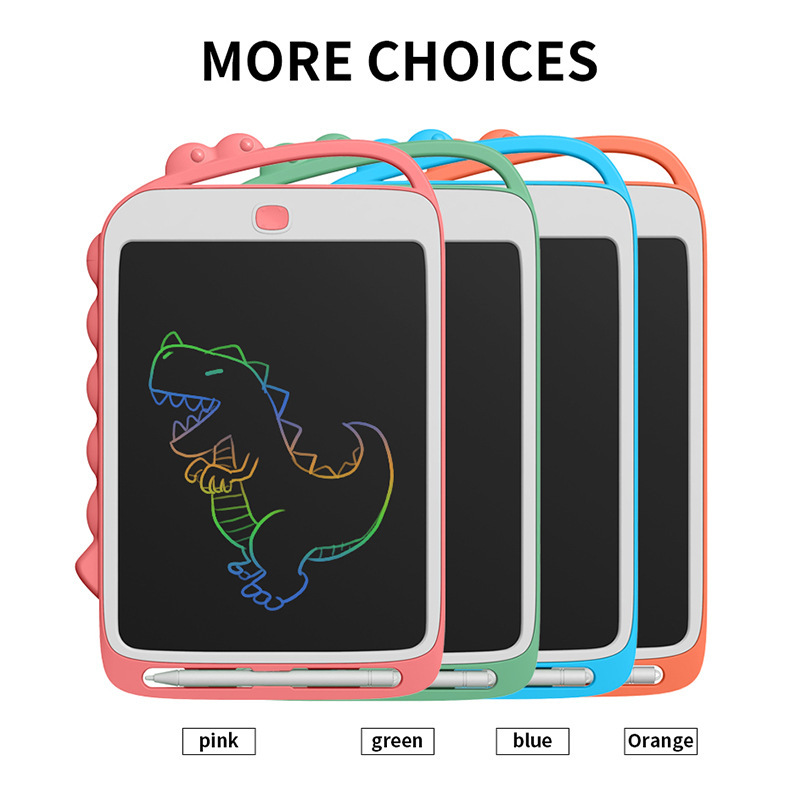Tablero de dibujo para niños de 8,5 pulgadas, tablero de escritura de dinosaurios, tablero de pintura digital LCD, tablero de escritura LCD para graffiti dibujado a mano, tablero de dibujo LCD