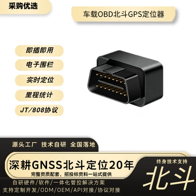 Gps Locator 4g Beidou Satellite Positioning Plug-And-Play No Installation Required Car Obd Interface Anti-Lost and Anti-Theft (GPS Locator)