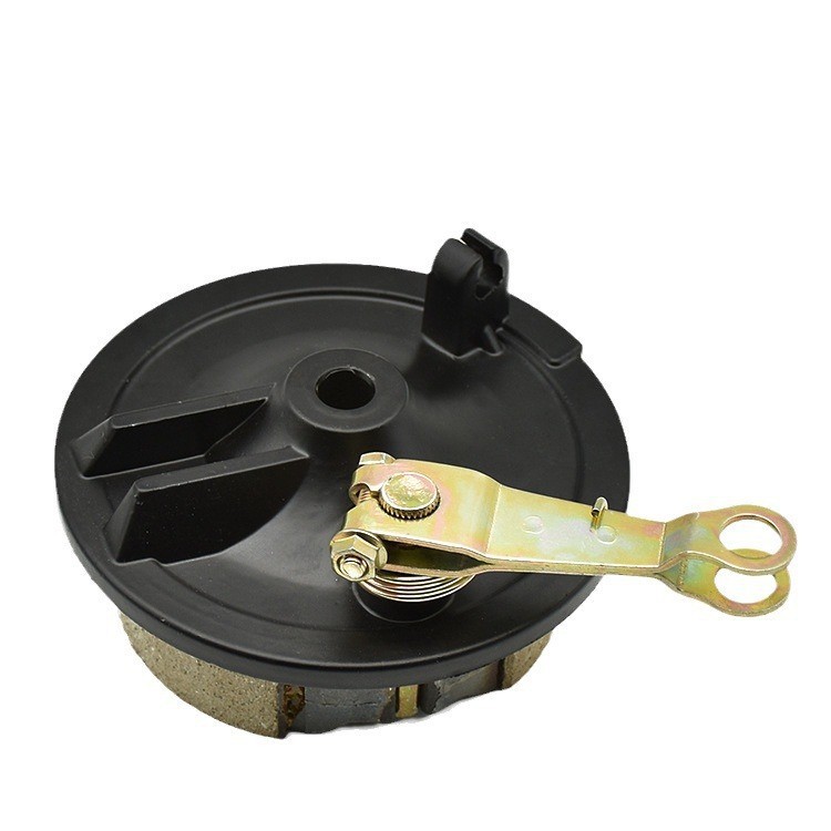 Batería eléctrica vehículo de freno delantero puerta 110 triciclo de boca ancha cubierta de tambor rueda tambor freno conjunto de accesorios de motocicleta