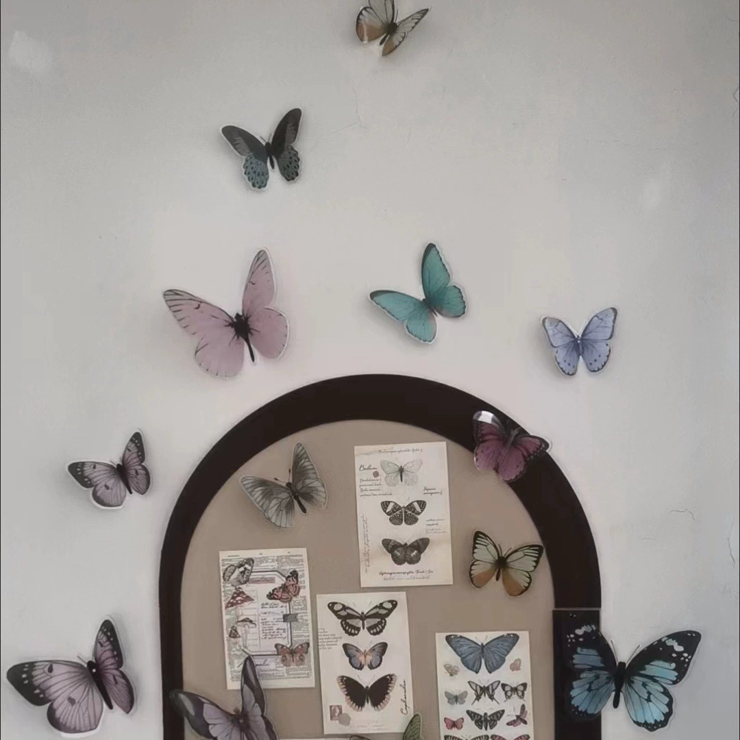 3D‑бабочки из ПВХ для декора и фотосессий, ручная работа, набор 36 шт.