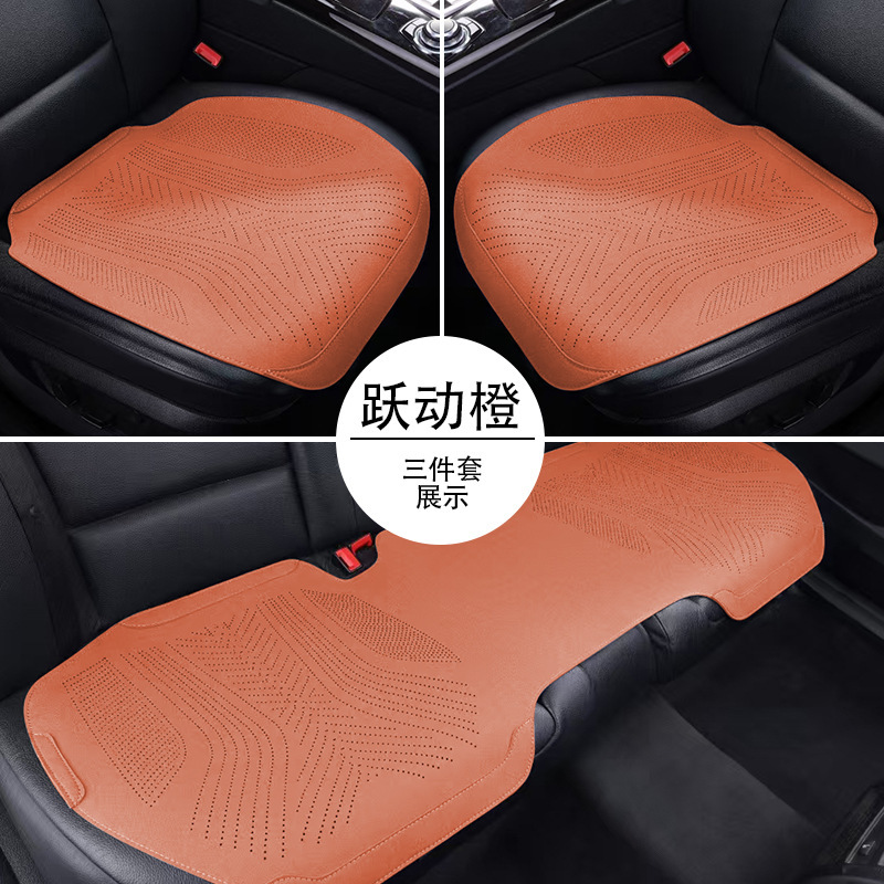 新型の自動車の座布団の四季通用の椅子のクッションの半分は夏の小さい腰の超薄の科学技術の布の馬鞍のクッションを包囲します。|undefined
