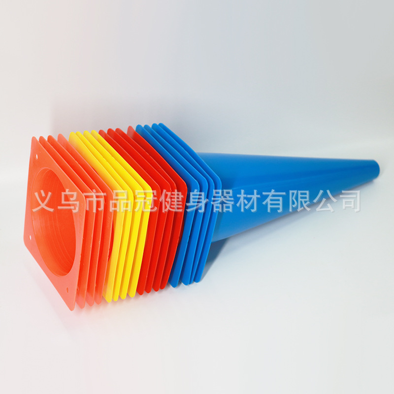 Nuevo 32cm logo barril fútbol entrenamiento helado cono campo de baloncesto logo cono obstáculo marca barril al por mayor