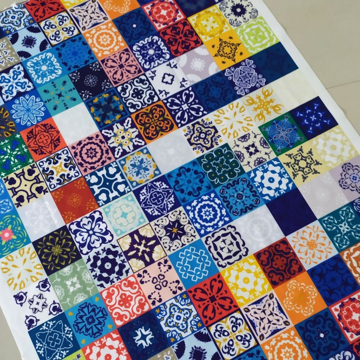 民族风桌布面 料包包布 沙发布园风格 北欧叶子12安加厚