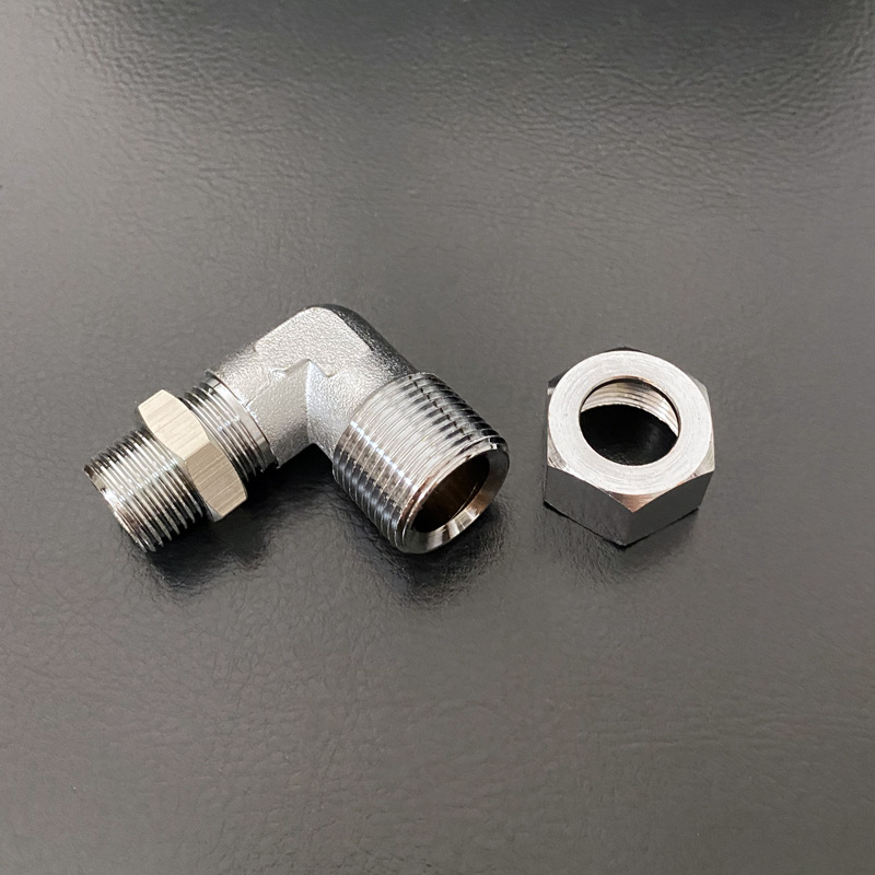 黄铜水位机3/8"弯头锅炉蒸汽发生器配件水位机弯头铜电镀厂家批发