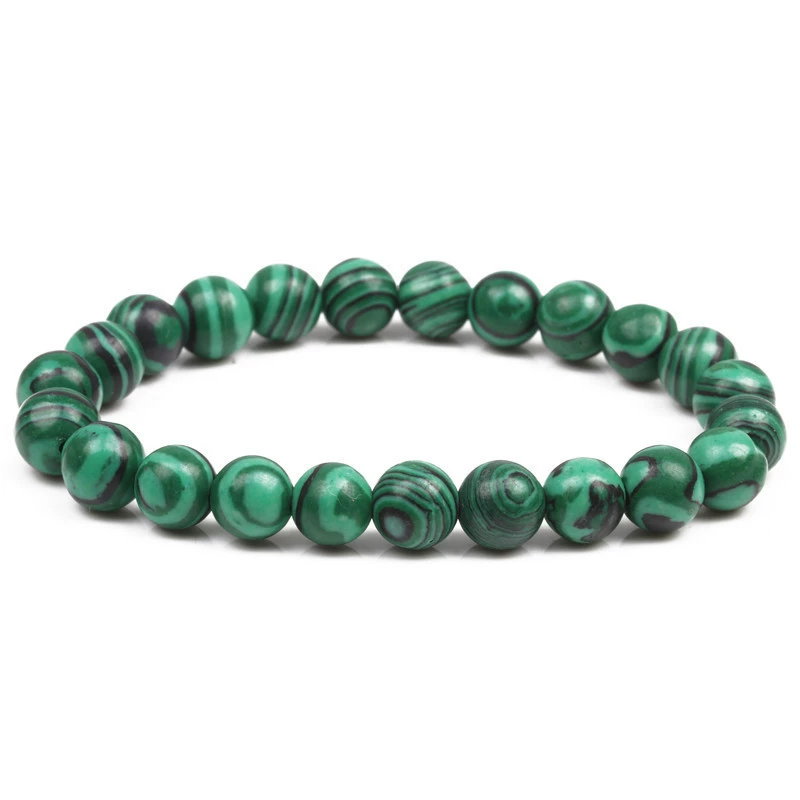 Agate бусирован bracelet? - need translation: Агатовая бусы браслет, 8 мм круглые бусины, европейский стиль, легковесный оптовый аксессуар