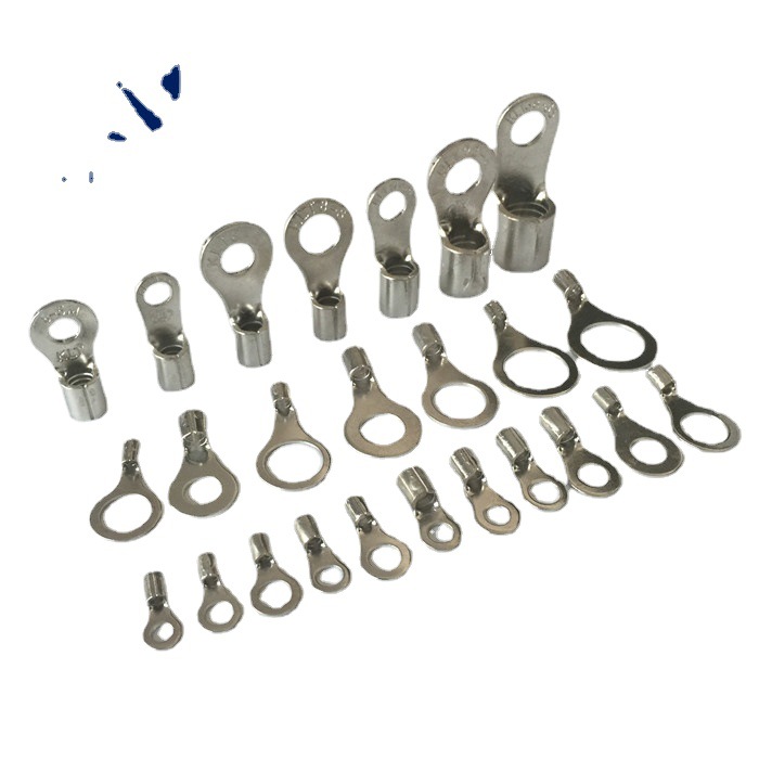 圆型冷压端头RNB1.25-4S  铜线耳 环形端头 接线端子圆形裸端头