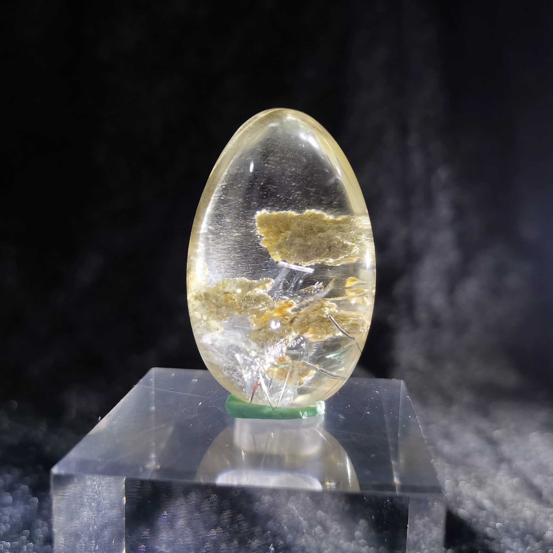 Серебряный титановый мираж класса 5A Silver Titanium Натуральный Серебряный Титановый Кристалл Подарки Ювелирные изделия