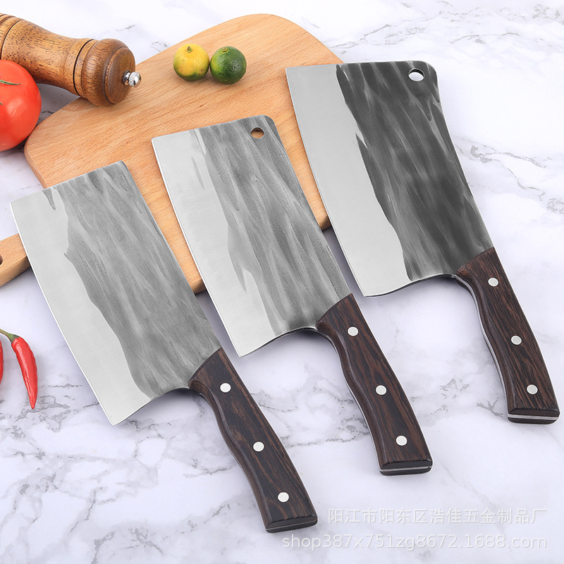Manufactor goods in stock kitchen knife manual Bone chopping knife sharp Slicers Chopping knife kitchen major tool