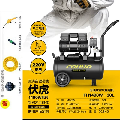 Hava kompressorları: Low Noise 10L15L30L55L65L100L120L150L200 - fh30l-1490w