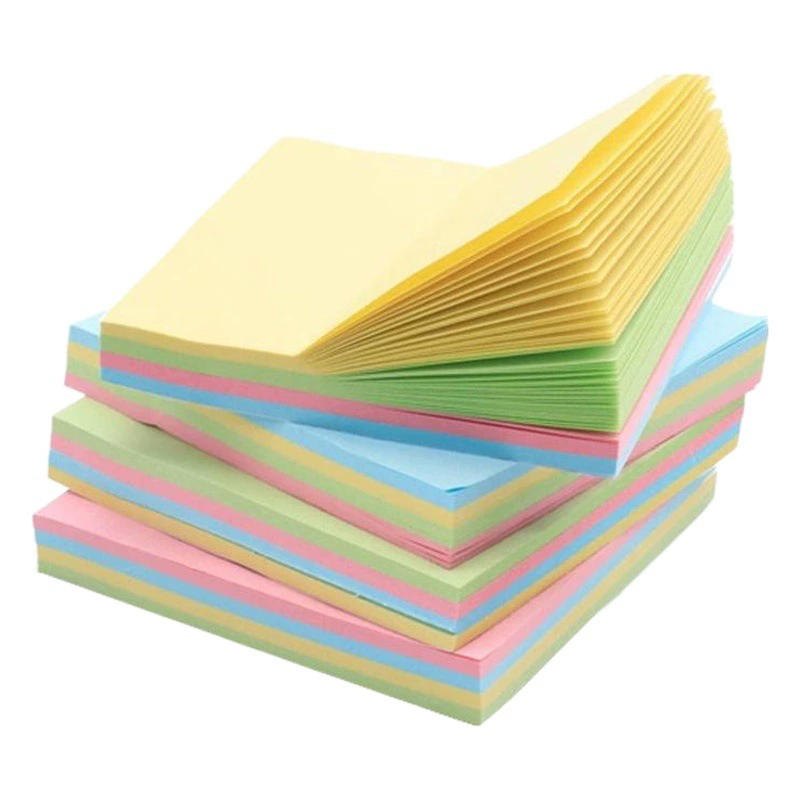 Офисные цветные липкие заметки 76*76*76 Примечание бумага для заметок 100 квадратная вставка квадратные креативные канцелярские принадлежности