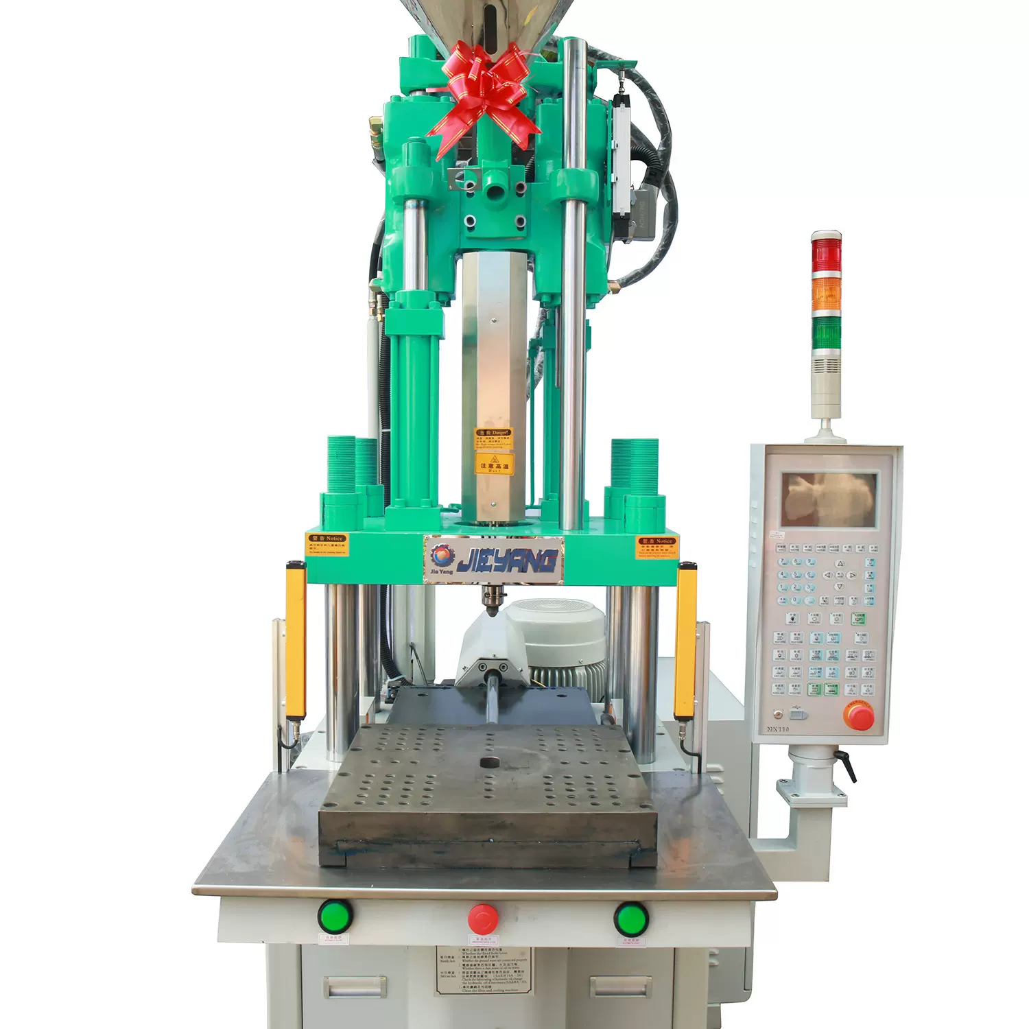 厂家直供全新服装钩针包胶成型机 55T单滑板立式注塑机五金包胶