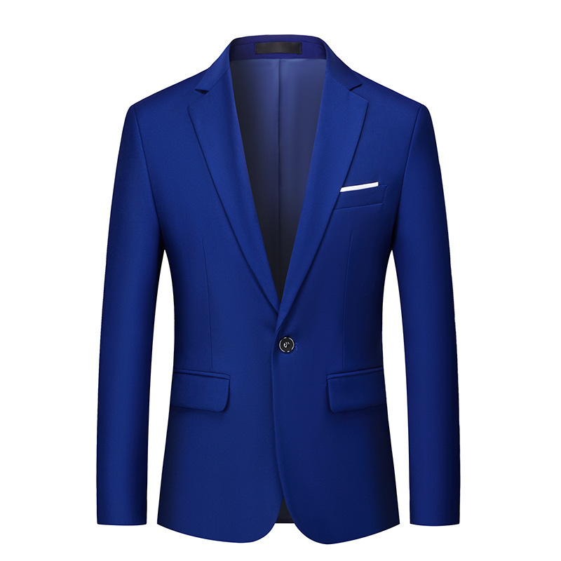 Light Luxury Suit Jacket Men's Suit Spring and Autumn Men's Fashion Brand Slim-fit Simple All-match Casual Casual Casual Clothes Thin Western-style Top