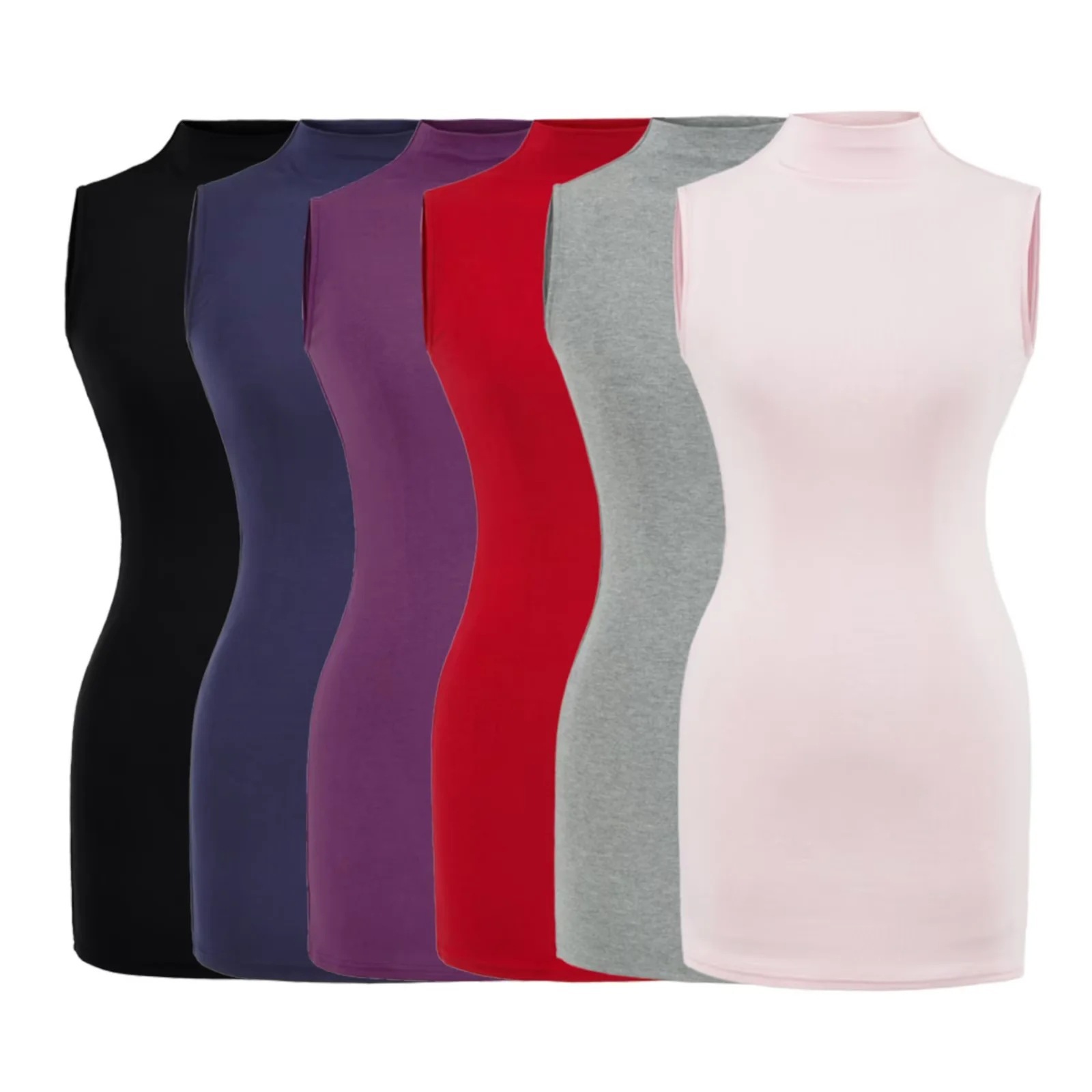 Cashmere velvet summer dress sleevless