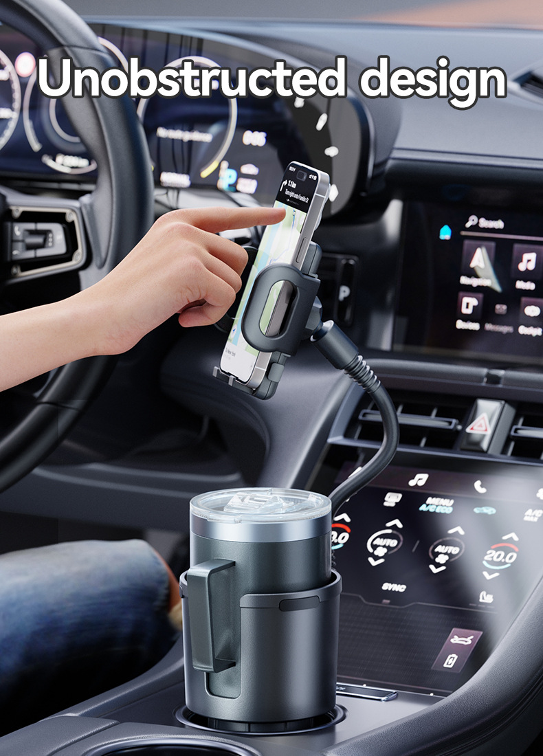 舜威杯架车载手机支架二合一车用多功能饮料架汽车大号杯架扩展器详情12