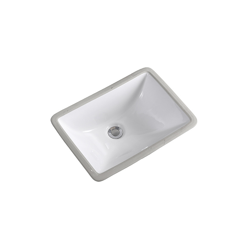 lavabo de cerámica cuadrado redondo incrustado lavabo integral lavabo formado lavabo de balcón de hotel lavabo cuerpo de lavabo