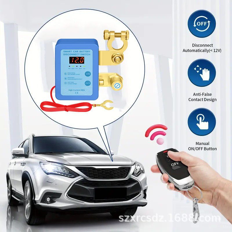 12V Car Battery Disconnect Switch Anti-Leakage Protector