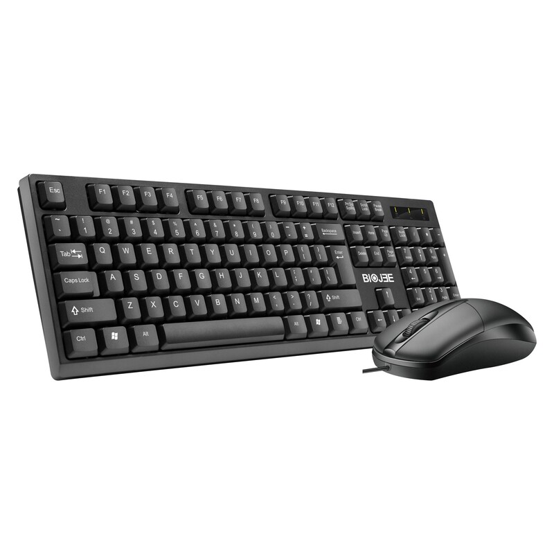 Baiji T19B Wired Keyboard and Mouse Set Desktop Laptop Gaming Office Waterproof Keyboard and Mouse Wholesale