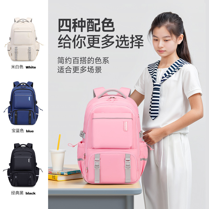 Mochila de hombre de gran capacidad, mochila de viaje para escuela secundaria y secundaria, mochila escolar, bolsa de equipaje ligera, bolsa de montañismo, mochila escolar impermeable