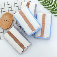 Brand Direct Sales Adult Household Face Towel Exercise Towel Clean & Pure Cotton Thick Striped Face Cloth 7115