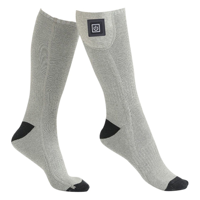 Cross-border foreign trade long heating socks electric heating socks charging heating foot treasure skiing walking sports men and women