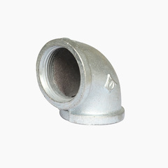Galvanized steel pipe fittings, galvanized pipe elbow, 65mm socket 90-degree elbow fire, heating, gas pipe fittings elbow