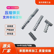 非标定制压缩弹簧扁线弹簧精密机械配件耐高温弹簧不锈钢弹簧