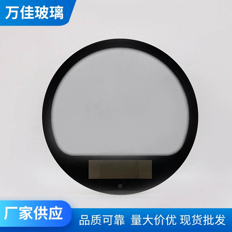 Шелкография закаленное стекло панели новый умный мебель прозрачное стекло электронные весы стеклянные панели