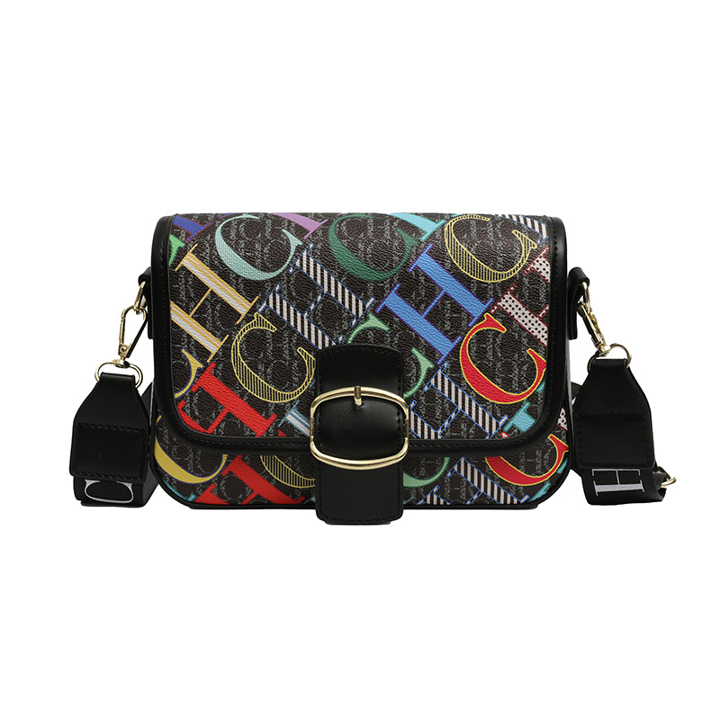Bolsos transfronterizos para mujer 2024 nuevo estilo retro macaron estilo pequeño bolso cuadrado tendencia moda viajero todo fósforo bolso de mensajero