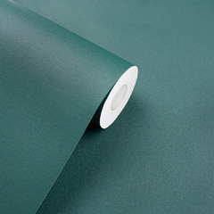 PVC dark green wallpaper self-adhesive wholesale Nordic minimalist solid color living room bedroom school cultural wall sticker
