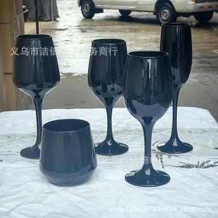 Scandinavian Silver Tall Wine Glass Accessible Luxury Home Living Room Desktop Decoration Ornaments Silver Glass Goblet Vase