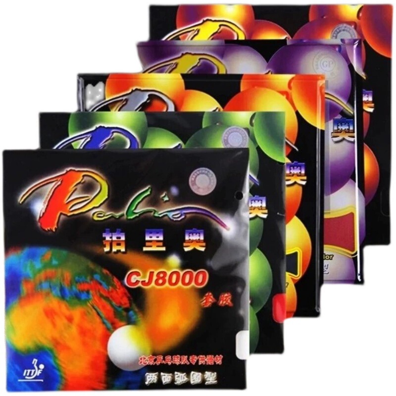 PALIO PALIO CJ8000 two-sided arc-shaped rubber sleeve table tennis racket rubber full-sided light-weight rubber sleeve