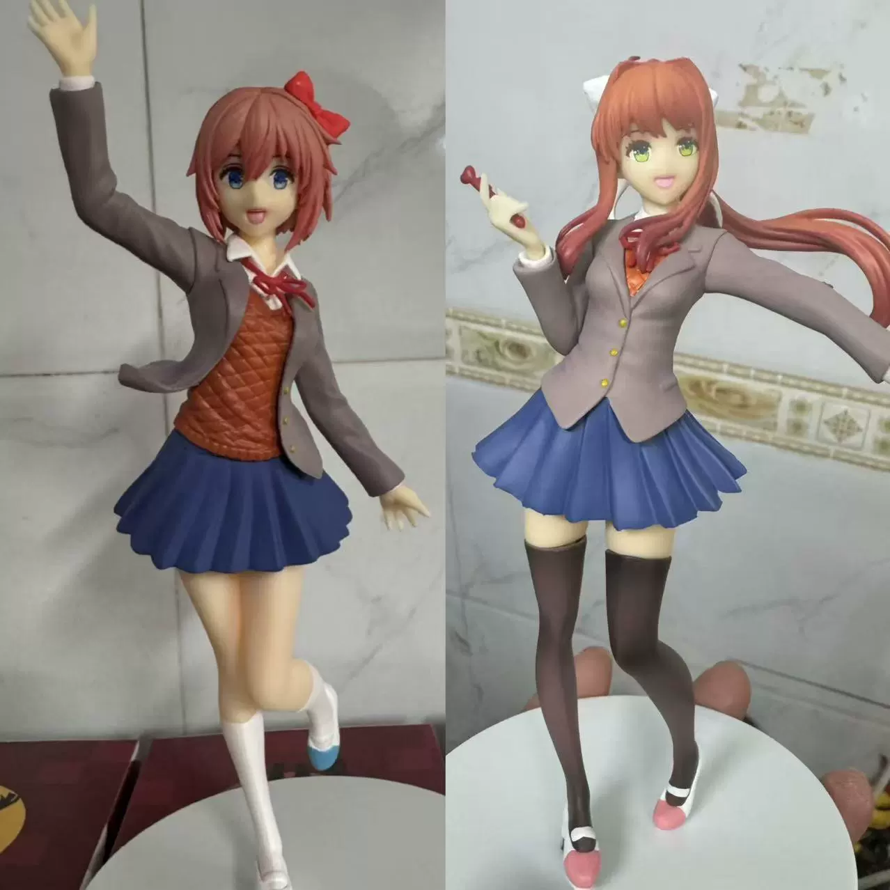 2D красивая девушка Доки Доки Литературный клуб Sayori Литературный клуб стоящая фигурка игрушка Ornamental фигурка в коробке