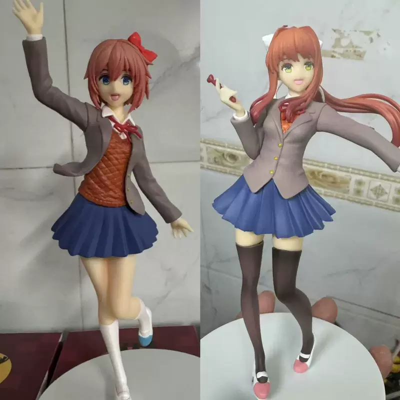 2D красивая девушка Доки Доки Литературный клуб Sayori Литературный клуб стоящая фигурка игрушка Ornamental фигурка в коробке