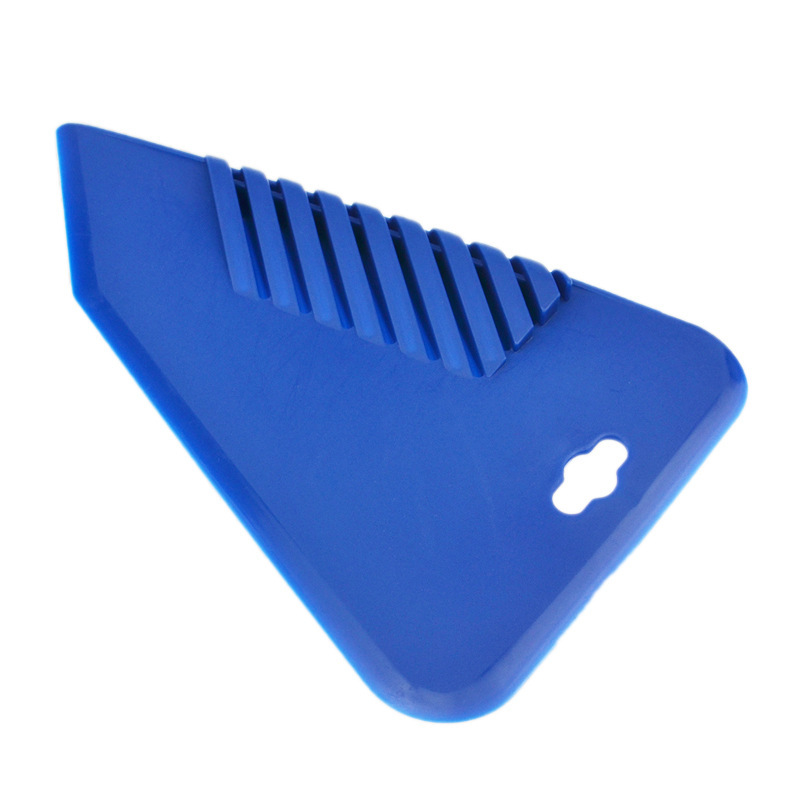 特价加厚墙纸刮片壁纸专用美工玻璃贴膜塑料工具蓝色多边形大刮板