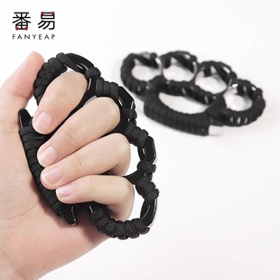Free Shipping/10Y Tiger Finger A1P35 - Four-Finger Fist Buckle Hand Grip Fist Guard for Self-Defense, Fiberglass Thickened Anti-Wolf Defense