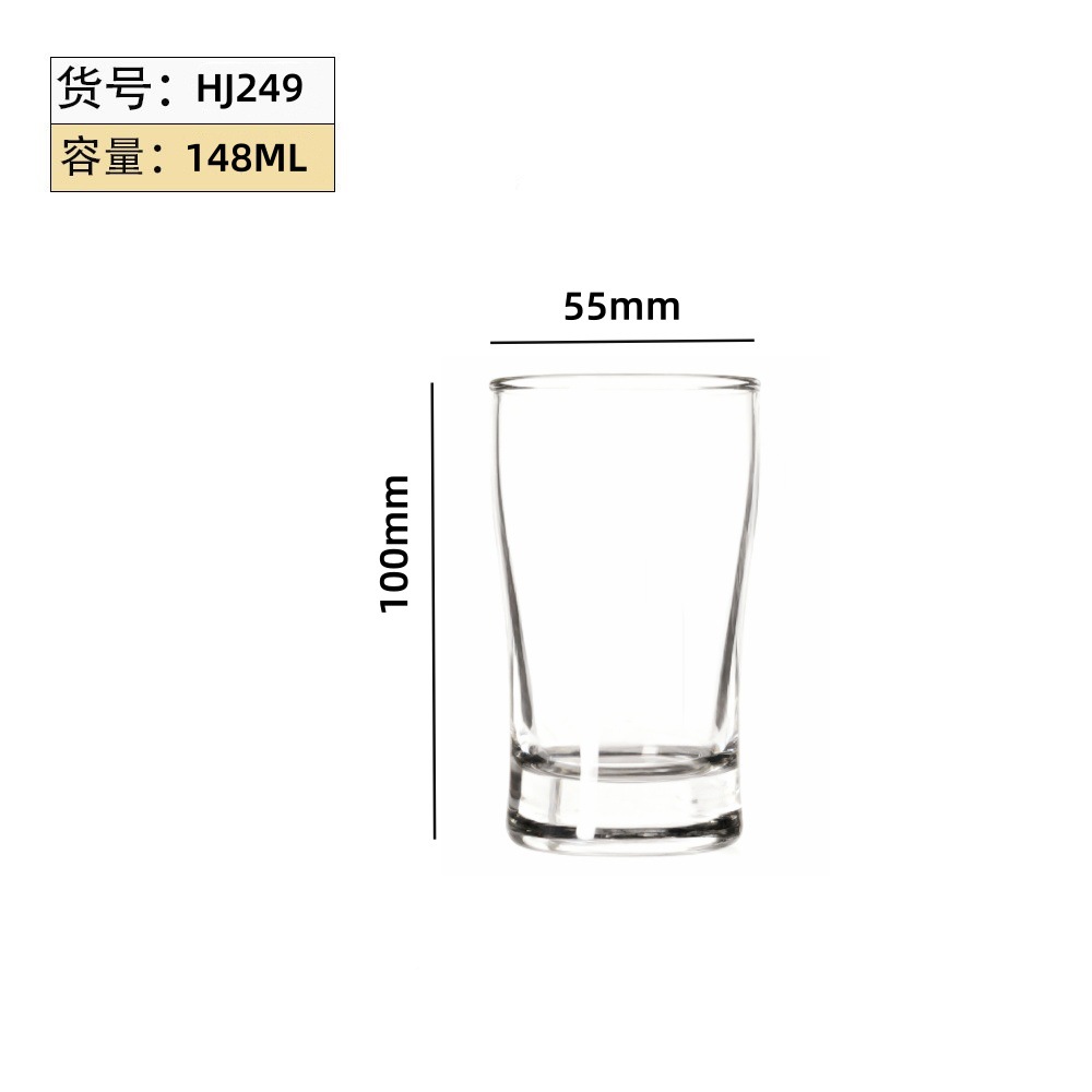 Taza de cerveza artesanal comercial mayorista de alto valor creativo de cristal de cerveza de impresión de logotipo de taza de bebida multifuncional