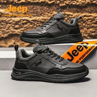 Jeep походные ботинки мужские зимние наружные нескользящие повседневные кроссовки мужские легкая мягкая подошва папочка туристическая обувь