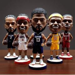 国境を越えた新製品 NBA スターレジンカーボブルオーナメントコービー・ジェームスボブル人形ギフト