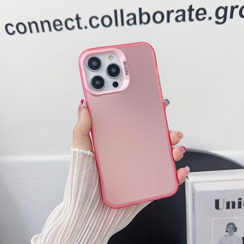 IMD カラーシルバーケース iPhone17pro 携帯電話ケース Apple 13/14 シンプルハードケース 15 つや消し 12/11|undefined
