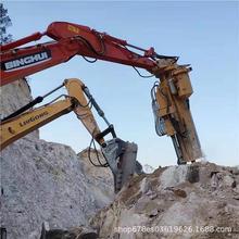 矿山开采劈裂一体设备工程施工设备挖机改装劈石一体机石材