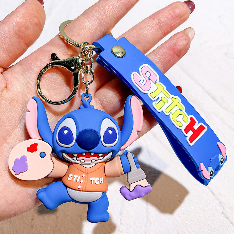クラシックな立体人形キーホルダーアクセサリー pvc 人形マシンホリデーギフトペンダントクロスボーダーキーホルダー|undefined