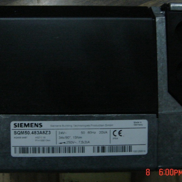 SIEMENS / 西门子执行器SQM50.483A8Z3