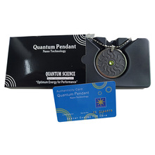 内贸批发现货不锈钢火焰图案负离子能量吊坠镶嵌琉璃玻璃生物吊坠