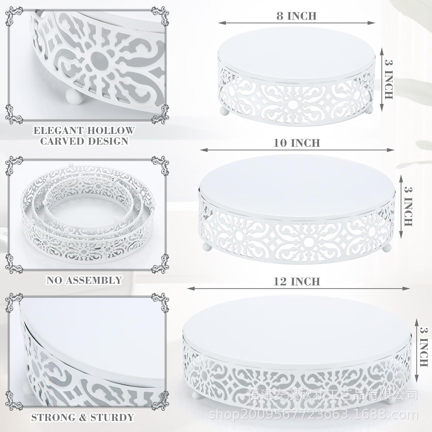 Bodas europeas creativas doradas dulces bandeja de hierro forjado plato de pastel de una sola capa estante de pastel bandeja de frutas platos de bocadillos